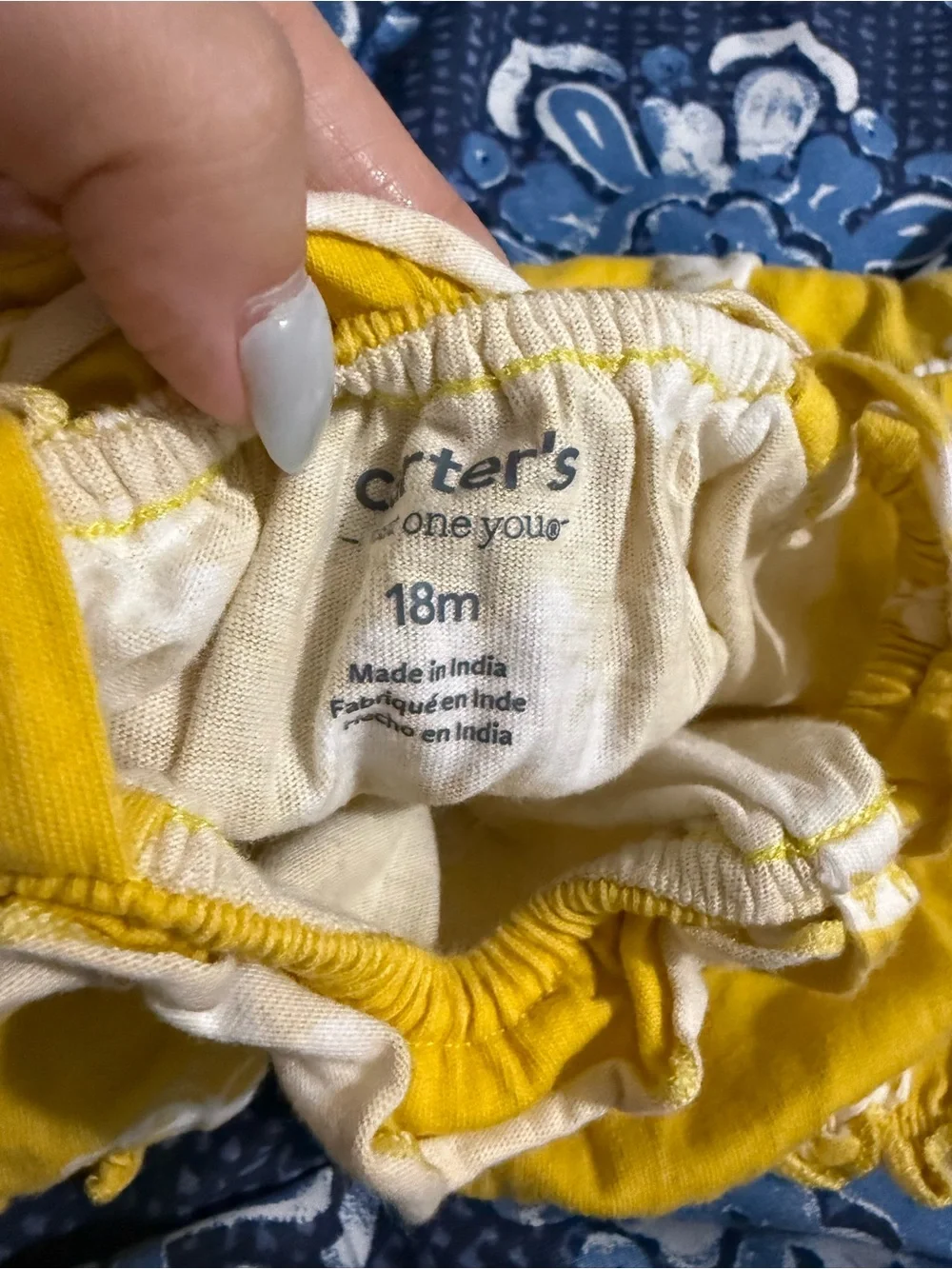 Carter's Yellow Butterfly Print Romper